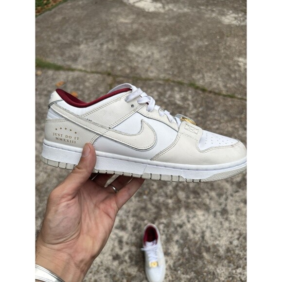 Nike Dunk Low SE Sisterhood White Phantom Team Red DV1160-100 Women 11 - Picture 8 of 14
